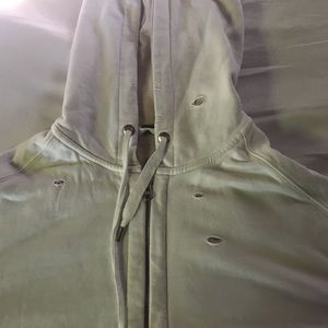 White ATM Distressed Jacket